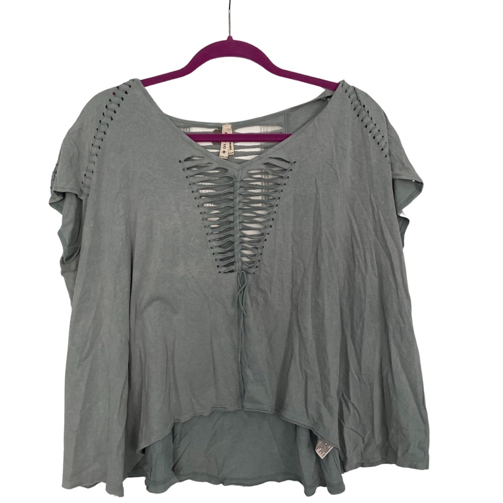 Free People cutout shirt